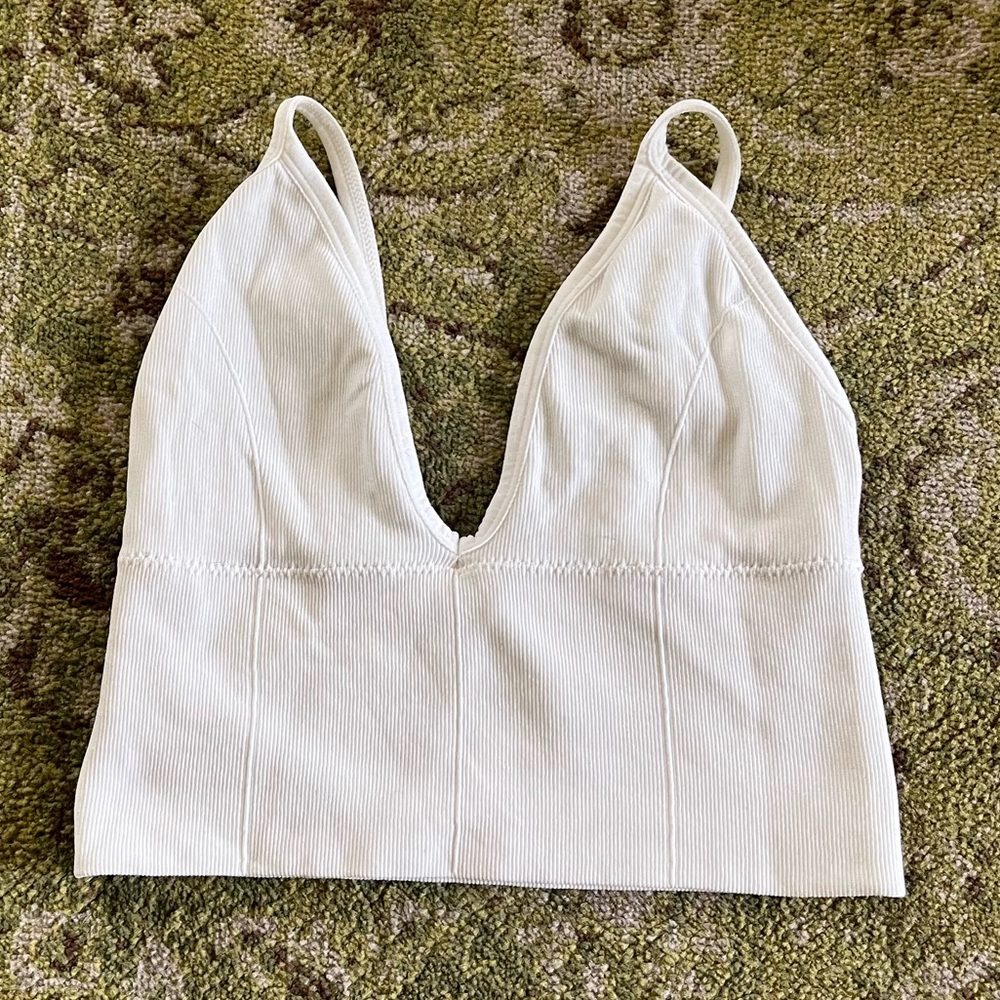 White crop tank